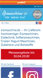 Mobile Screenshot of eismaschine.de